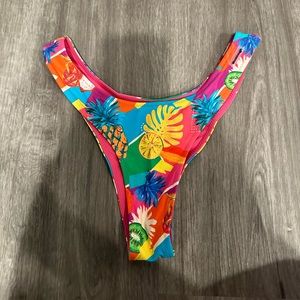 Blackbough Martini High Rise Cheeky Tropical Bikini Bottoms